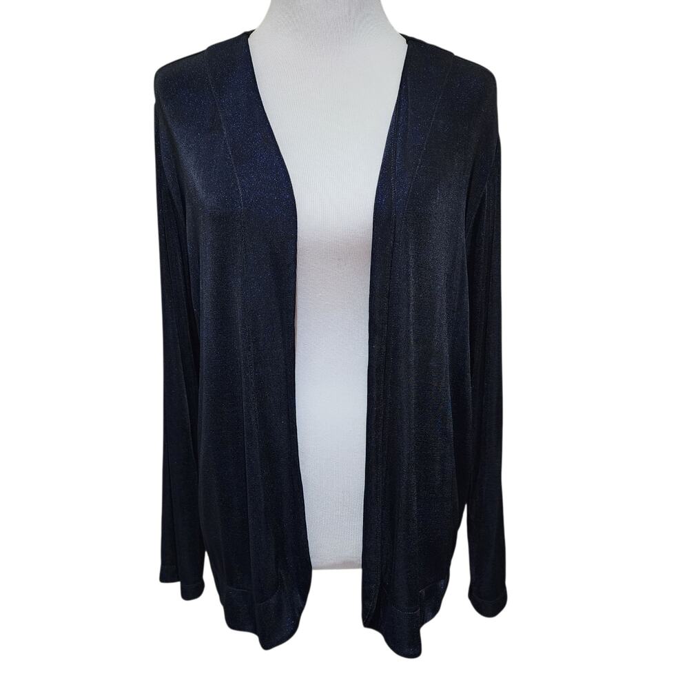 Chico's Open Front Cardigan Jersey Knit Travelers